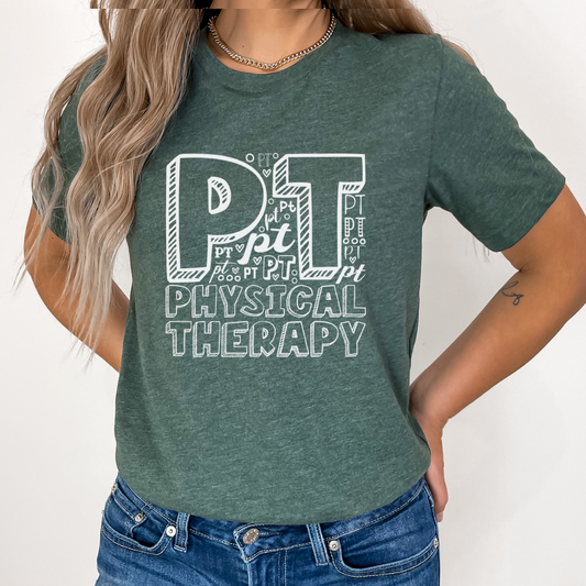 Physical Therapy - PT Collage Unisex T-Shirt