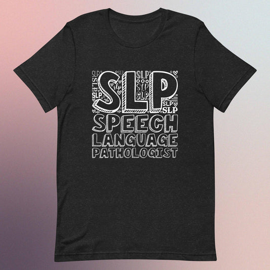 Speech Therapy - SLP Collage Unisex T-Shirt