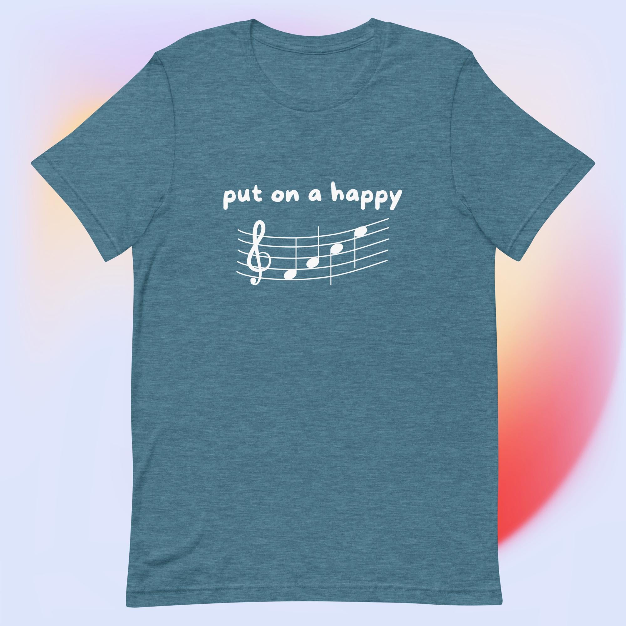 Music Therapist - Happy Face Unisex T-Shirt