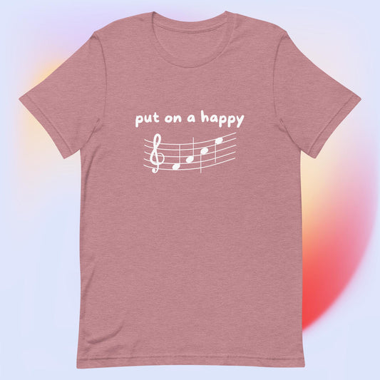 Music Therapist - Happy Face Unisex T-Shirt