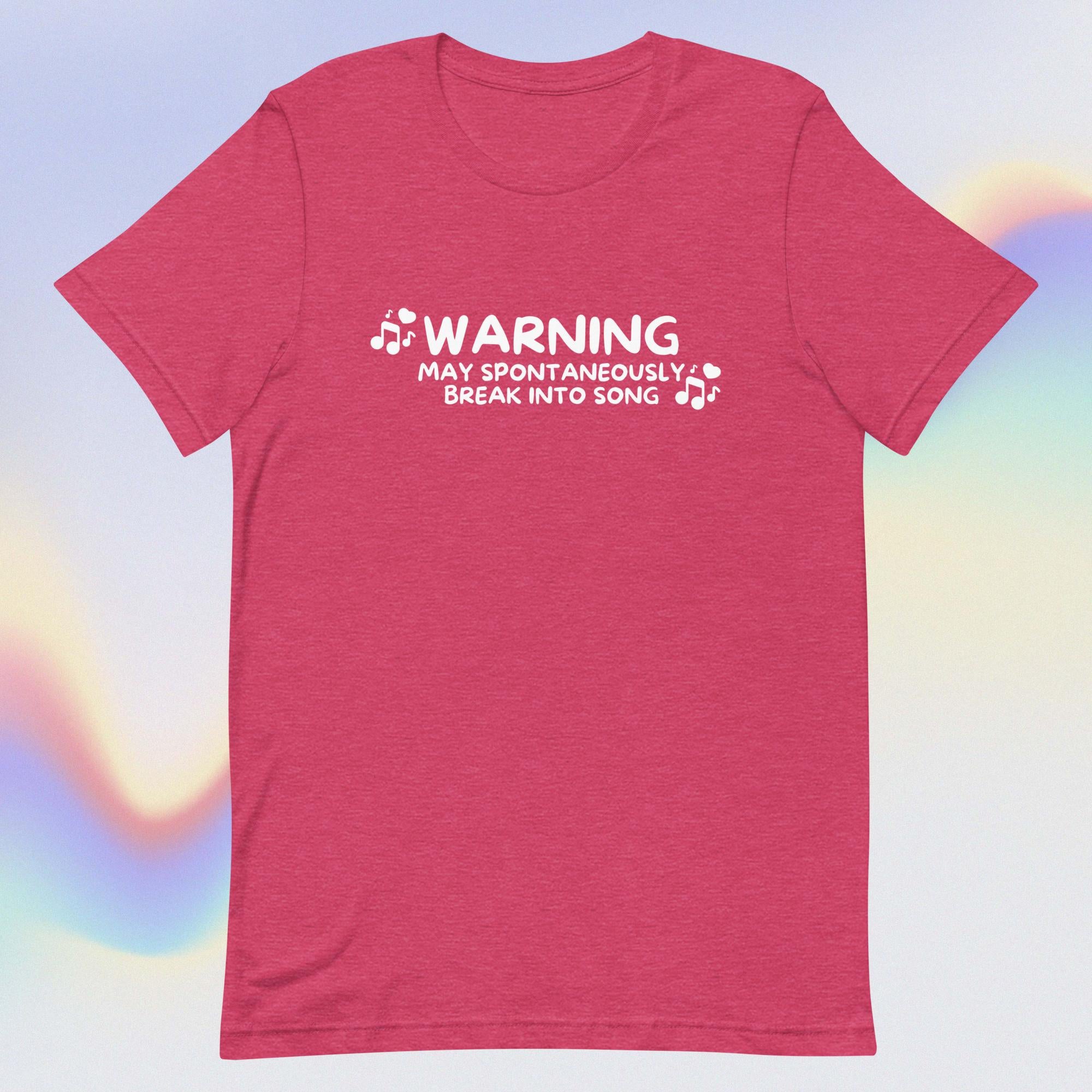 Music Therapy - Warning Unisex T-Shirt